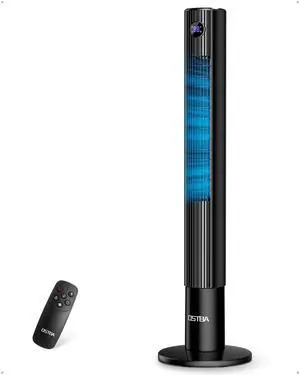 43'' Tower Fan for Bedroom, 85° Oscillating, 12H Timer, with Remote 43'' Tower Fan for Bedroom, 85° Oscillating, 12H Timer, with Remote