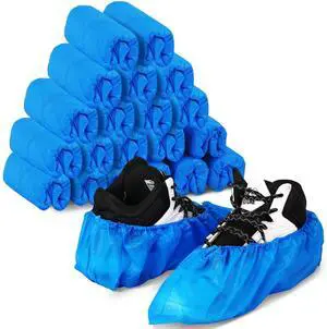 200 Pack 100 Pairs Disposable Shoe Covers,Dust proof 200 Pack 100 Pairs Disposable Shoe Covers,Dust proof