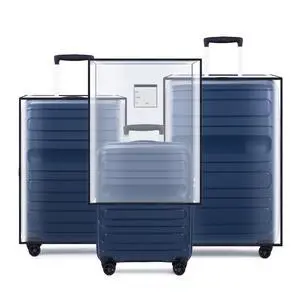3 Pieces Thicken Clear Luggage Cover Protector with Tag Pocket, 20" 24" 28" PVC Luggage Covers for Suitcase Waterproof Dustproof Anti-scratch Travel Suitcase Covers Case for Wheeled Luggage 3 Pieces Thicken Clear Luggage Cover Protector with Tag Pocket, 20" 24" 28" PVC Luggage Covers for Suitcase Waterproof Dustproof Anti-scratch Travel Suitcase Covers Case for Wheeled Luggage