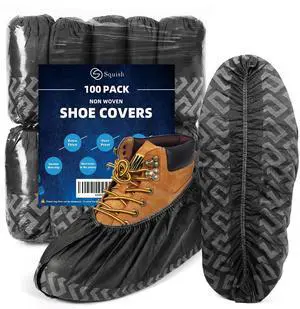 Shoe Covers Disposable Non Slip, 100 Pack(50 pairs) Thick Extra Disposable Boot Covers Slip Proof Shoe Cover for Indoors Outdoors Recyclable Protector Covers Fits Virtually Most Shoes Shoe Covers Disposable Non Slip, 100 Pack(50 pairs) Thick Extra Disposable Boot Covers Slip Proof Shoe Cover for Indoors Outdoors Recyclable Protector Covers Fits Virtually Most Shoes