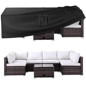 Patio Furniture Covers, Outdoor Furniture Cover Waterproof, General Purpose, Outside Table and Chair Covers, Heavy Duty 600D (108 Inch L x 82 Inch W x 27.9 Inch H) Patio Furniture Covers, Outdoor Furniture Cover Waterproof, General Purpose, Outside Table and Chair Covers, Heavy Duty 600D (108 Inch L x 82 Inch W x 27.9 Inch H)