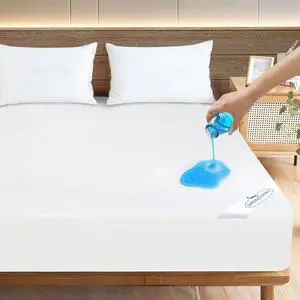 Queen Size Mattress Protector Waterproof,Absorbent Fitted Sheet Queen Size Mattress Protector Waterproof,Absorbent Fitted Sheet