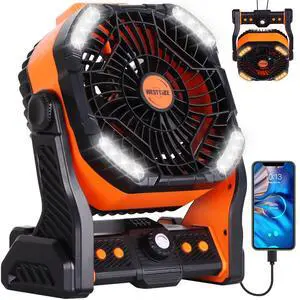 20000mAh Battery powered fan Camping Fan essentials Portable fan Battery OperatedRechargeable Outdoor Tent with Light & Hook Personal USB Desk for Camping,Orange 20000mAh Battery powered fan Camping Fan essentials Portable fan Battery OperatedRechargeable Outdoor Tent with Light & Hook Personal USB Desk for Camping,Orange