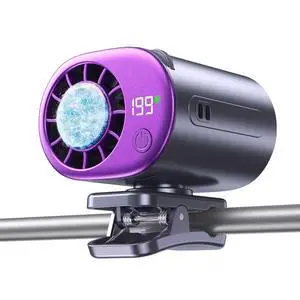 Clip-On Portable Fan with Ice Cooling, 20000 RPM Rechargeable Handheld Turbo Fan, 360° Rotating Detachable Clip, Mini Stroller Fan for Baby, Compact Travel Essentials, Summer Gifts for Women,Grey Clip-On Portable Fan with Ice Cooling, 20000 RPM Rechargeable Handheld Turbo Fan, 360° Rotating Detachable Clip, Mini Stroller Fan for Baby, Compact Travel Essentials, Summer Gifts for Women,Grey