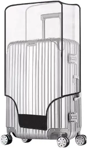 Clear Suitcase Cover - 20 24 26 28 30 Inch Waterproof PVC Suitcase Cover - Transparent Travel Suitcase Wrap - Protective Cover Case for Wheeled Luggage (30-Inch) Clear Suitcase Cover - 20 24 26 28 30 Inch Waterproof PVC Suitcase Cover - Transparent Travel Suitcase Wrap - Protective Cover Case for Wheeled Luggage (30-Inch)