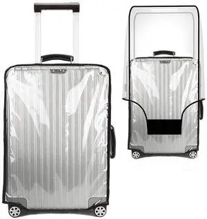 Luggage Cover 30 Inch Clear Suitcase Cover 0.4mm Thick PVC Transparent Luggage Cover 30 Inch Clear Suitcase Cover 0.4mm Thick PVC Transparent