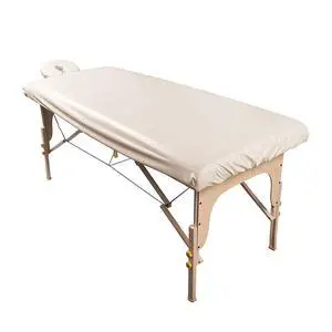 ForPWaterproof Massage Table Cover, Protective Spa Treatment Sheet Set for Massage Tables, Machine Washable, includes Massage Fitted Sheet and Face Rest Cover, Natural ForPWaterproof Massage Table Cover, Protective Spa Treatment Sheet Set for Massage Tables, Machine Washable, includes Massage Fitted Sheet and Face Rest Cover, Natural
