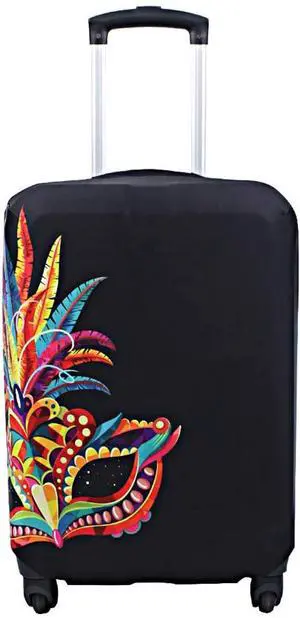 Travel Luggage Cover Suitcase Protector Fits 23-26 Inch Case (Carnival, M) Travel Luggage Cover Suitcase Protector Fits 23-26 Inch Case (Carnival, M)
