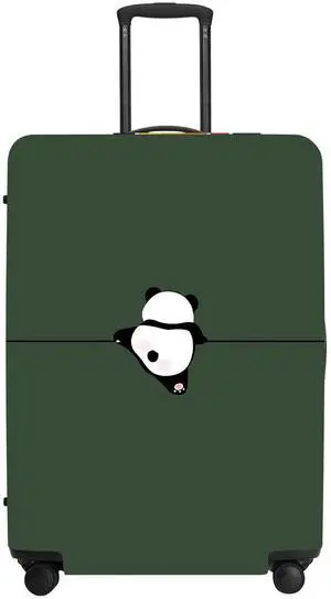 Adorable Panda Bear Luggage Cover Set, Asian Animal Print Elastic Suitcase Protector, Travel Gear for China Trips, Gifts for Panda Lovers Adorable Panda Bear Luggage Cover Set, Asian Animal Print Elastic Suitcase Protector, Travel Gear for China Trips, Gifts for Panda Lovers