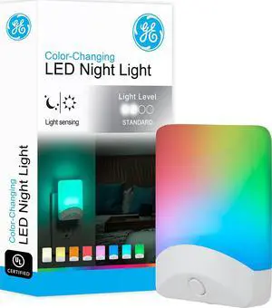Plug in Color Changing Night Light with Dusk to Dawn Sensor Plug in Color Changing Night Light with Dusk to Dawn Sensor