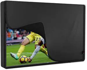 Outdoor TV Cover 46 to 48 inch Waterproof and Weatherproof, Black Outdoor TV Cover 46 to 48 inch Waterproof and Weatherproof, Black