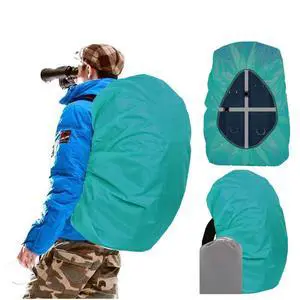 Waterproof Backpack Rain Cover for (15-90L), Upgraded Anti-slip Cross Buckle Straps, Triple Strengthened Layers for Hiking Camping Traveling Cycling (Lake blue, Small (for 15-25L backpack)) Waterproof Backpack Rain Cover for (15-90L), Upgraded Anti-slip Cross Buckle Straps, Triple Strengthened Layers for Hiking Camping Traveling Cycling (Lake blue, Small (for 15-25L backpack))