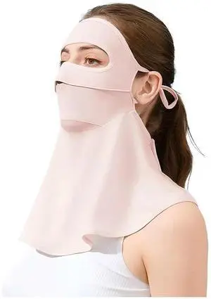 Face Cover for Sun Protection UPF 50+ UV Face Mask, UV Face Shield for Golf, Hiking Fishing & Outdoors Breathable (Pink) Face Cover for Sun Protection UPF 50+ UV Face Mask, UV Face Shield for Golf, Hiking Fishing & Outdoors Breathable (Pink)