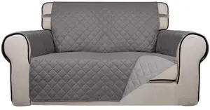 Reversible Quilted Couch Covers for Dogs Loveseat Sofa Cover 46.5 Reversible Quilted Couch Covers for Dogs Loveseat Sofa Cover 46.5