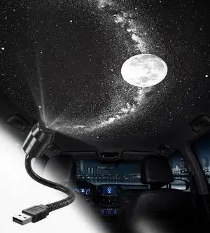 Ultra HD Star Projector for Car & Bedroom, USB Starry Sky Projector Night Light, Plug & Play Galaxy Ceiling Projector with 360° Flexible Gooseneck, Moon & Star Lights for Car Interior Room Decor Ultra HD Star Projector for Car & Bedroom, USB Starry Sky Projector Night Light, Plug & Play Galaxy Ceiling Projector with 360° Flexible Gooseneck, Moon & Star Lights for Car Interior Room Decor