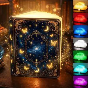 Book Lamp Light for Book Lovers Gifts, Book Paper Lamp for Book Night Light Book Lamp Light for Book Lovers Gifts, Book Paper Lamp for Book Night Light