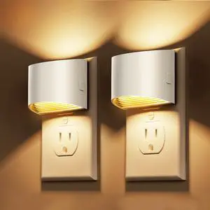 Night Lights Plug into Wall, Dimmable Night Light 2 Pack Night Lights Plug into Wall, Dimmable Night Light 2 Pack