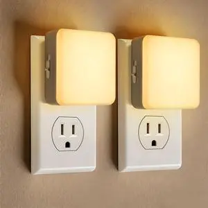 Dusk to Dawn Sensor Night Lights, Plug-in, Auto-On/Off, 2 Pack Dusk to Dawn Sensor Night Lights, Plug-in, Auto-On/Off, 2 Pack