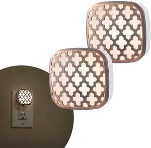 Plug in Night Light with Dusk to Dawn Sensor, 2 Pack Plug in Night Light with Dusk to Dawn Sensor, 2 Pack