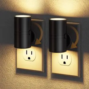 LED Night Light Plug in, Rotating Night Lights Plug into Wall Warm LED Night Light Plug in, Rotating Night Lights Plug into Wall Warm