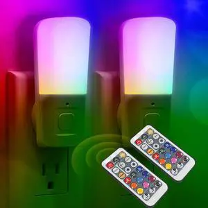 Kids Night Lights Plug in, RGB Color Changing Night Lights Kids Night Lights Plug in, RGB Color Changing Night Lights