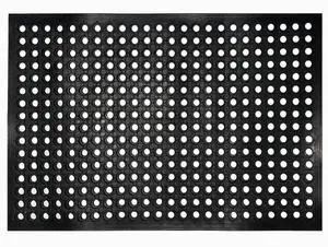 Anti Fatigue Rubber Floor Mats, 24 x 36 Inch Non-Slip Restaurant Mat Door Mat Drainage Mat for Indoor Outdoor Wet Area, Pool Entry, Garden - Black Anti Fatigue Rubber Floor Mats, 24 x 36 Inch Non-Slip Restaurant Mat Door Mat Drainage Mat for Indoor Outdoor Wet Area, Pool Entry, Garden - Black