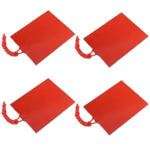 4PCS Silicone Heating Element, Icstation Heating Pad for Electronics 12V 25W Rubber Heater Constant Temperature 80X100mm/3.15X3.94 inch 4PCS Silicone Heating Element, Icstation Heating Pad for Electronics 12V 25W Rubber Heater Constant Temperature 80X100mm/3.15X3.94 inch