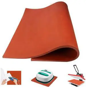 10x12 Inch Heat Press Mat 0.3 Inch Thickness Silicone Heat Press Pad 10x12 Inch Heat Press Mat 0.3 Inch Thickness Silicone Heat Press Pad