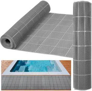 3 x 10FT Drainage Pool Flooring Mats Non Slip Swimming Pool Mat PVC Splash Matting Mesh Hollow Doormat Roll for Outdoor Indoor Garage Restaurant Sauna SPA Heavy Duty Commercial Anti Slip Floor Mats 3 x 10FT Drainage Pool Flooring Mats Non Slip Swimming Pool Mat PVC Splash Matting Mesh Hollow Doormat Roll for Outdoor Indoor Garage Restaurant Sauna SPA Heavy Duty Commercial Anti Slip Floor Mats