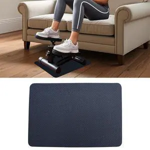 Double-Sided Non Slip Mat for Stepper Exercise Machine & Under Desk Mini Elliptical Exercise Equipment, Small Workout Floor Protection Mat for Seated Pedal Exerciser, Indoor Cycling Bike Double-Sided Non Slip Mat for Stepper Exercise Machine & Under Desk Mini Elliptical Exercise Equipment, Small Workout Floor Protection Mat for Seated Pedal Exerciser, Indoor Cycling Bike
