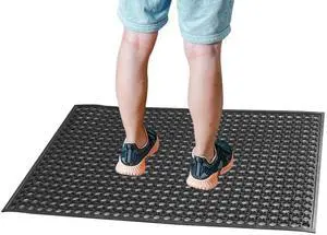 Outdoor Rubber Mat Kitchen Anti-Fatigue Floor Mats (24" x 36") Restaurant Bar Floor Mat New Rubber Non Slip Drainage Mat Black Outdoor Rubber Mat Kitchen Anti-Fatigue Floor Mats (24" x 36") Restaurant Bar Floor Mat New Rubber Non Slip Drainage Mat Black