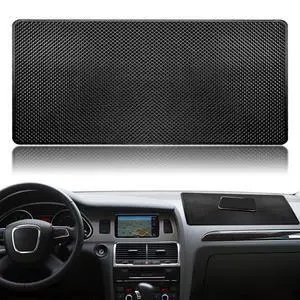 Dashboard mat Rubber Non-Slip mat, 15.7"x7.8" Large Size car Non-Slip mat, car Dashboard Accessories for car Interior Organizer. Dashboard mat Rubber Non-Slip mat, 15.7"x7.8" Large Size car Non-Slip mat, car Dashboard Accessories for car Interior Organizer.