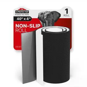Rubber Roll 40 x 4 inches - Black Non Slip Pad - Anti Skid Pads Rubber Roll 40 x 4 inches - Black Non Slip Pad - Anti Skid Pads