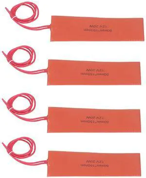 Pipes, Silicone Rubber Heating Pad 4 Pcs Flexible Silicone Heater Mat Rubber Heating Blanket for Thermal Insulation of Industrial Equipment, Tanks, Silicone Rubber Heating Pad 4 Pcs Flexible Sili Pipes, Silicone Rubber Heating Pad 4 Pcs Flexible Silicone Heater Mat Rubber Heating Blanket for Thermal Insulation of Industrial Equipment, Tanks, Silicone Rubber Heating Pad 4 Pcs Flexible Sili