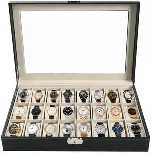 Watch Box 24 Slots Watch Case Watch Box 24 Slots Watch Case