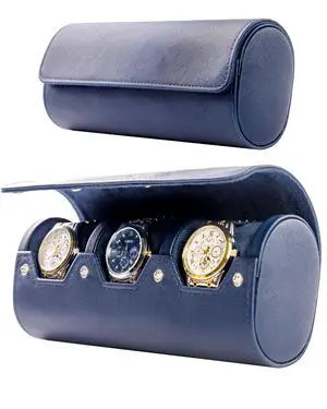 3 Watch Travel Case -Classic Leather Watch Case with Perfect Texture. Watch Carrying Case or Organizer for Storage and Display. Ideal Gift for Men Traveling, All Handmade by Artisans 3 Watch Travel Case -Classic Leather Watch Case with Perfect Texture. Watch Carrying Case or Organizer for Storage and Display. Ideal Gift for Men Traveling, All Handmade by Artisans