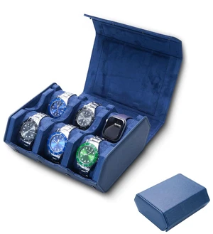 Travel Watch Case Storage for Men PU Leather watch box Travel Watch Case Storage for Men PU Leather watch box