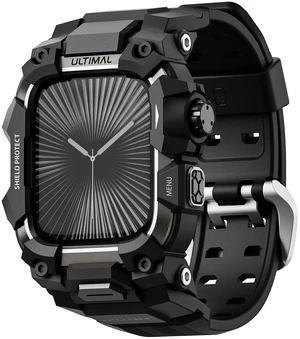 Rugged Case with Band for Apple Watch 46mm,Compatible with Apple Watch Series 11/10, Military Grade Shockproof Bumper Cover for iWatch Tactical Band Men (Black, 46mm) Rugged Case with Band for Apple Watch 46mm,Compatible with Apple Watch Series 11/10, Military Grade Shockproof Bumper Cover for iWatch Tactical Band Men (Black, 46mm)