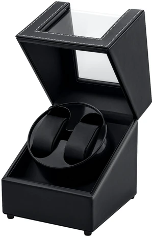 Watch Winder for Automatic Watches, Double Automatic Watch Winder Box with Quiet Japan-made Motor, Automatic Watch Display Storage Rotation Wristwatch Box with 2 Slots (Black PU Leather) Watch Winder for Automatic Watches, Double Automatic Watch Winder Box with Quiet Japan-made Motor, Automatic Watch Display Storage Rotation Wristwatch Box with 2 Slots (Black PU Leather)