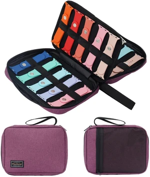 20 Watch Bands Storage Carrying Case Compatible with Watches 20 Watch Bands Storage Carrying Case Compatible with Watches