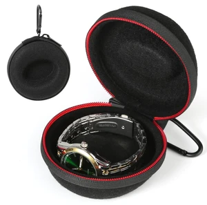Single Watch Case, Travel Watch Case/Premium Watch Storage Box and Organizer with Zipper for Wristwatches and Smart Watches Single Watch Case, Travel Watch Case/Premium Watch Storage Box and Organizer with Zipper for Wristwatches and Smart Watches