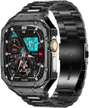 Stainless Steel Watch Band with Case Compatible with Apple Watch Ultra 49mm Stainless Steel Watch Band with Case Compatible with Apple Watch Ultra 49mm