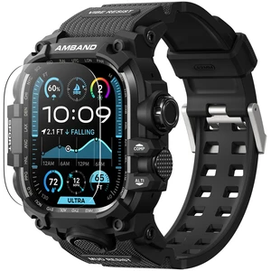 Bands Case Screen Protector Compatible with Apple Watch Ultra 3/2/1 49mm for Men, M3 Rugged Protective Case with Band and 9H Tempered Glass for iWatch Ultra 49mm Men Black Bands Case Screen Protector Compatible with Apple Watch Ultra 3/2/1 49mm for Men, M3 Rugged Protective Case with Band and 9H Tempered Glass for iWatch Ultra 49mm Men Black