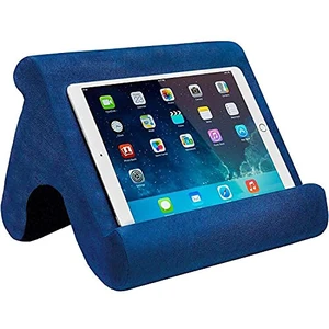 Tablet Pillow Stand - Tablet Holder Dock for Bed with Multi-Viewing Angles, Compatible with iPad Pro 9.7, 10.5,12.9 Air Mini 4 3, Kindle, Galaxy Tab, E-Reader (Blue) Tablet Pillow Stand - Tablet Holder Dock for Bed with Multi-Viewing Angles, Compatible with iPad Pro 9.7, 10.5,12.9 Air Mini 4 3, Kindle, Galaxy Tab, E-Reader (Blue)