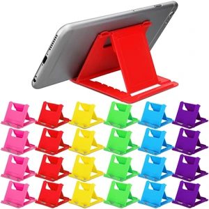 24 Cell Phone Stand, Universal Foldable Tablet Stand, Multicolor | Adjustable Holder for Desk, Multi-angle for Video Calls, Compatible with 13 12 11 Pro XS Max x 8 6s Plus Smartphones 24 Cell Phone Stand, Universal Foldable Tablet Stand, Multicolor | Adjustable Holder for Desk, Multi-angle for Video Calls, Compatible with 13 12 11 Pro XS Max x 8 6s Plus Smartphones