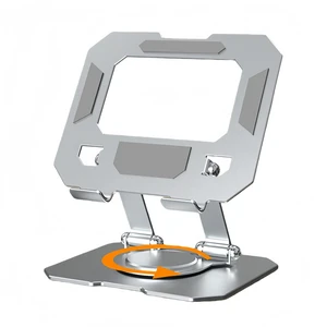 360° Rotatable Metal Tablet Stand, Adjustable Folding Desktop Stand for iPad/iPhone/Switch, Universal Use for Office/Movie/Studying/Drawing/Gaming, Silver 360° Rotatable Metal Tablet Stand, Adjustable Folding Desktop Stand for iPad/iPhone/Switch, Universal Use for Office/Movie/Studying/Drawing/Gaming, Silver