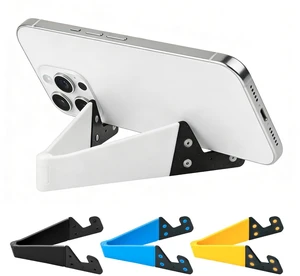 Portable Cell Phone Stand for Desk 4 Pack, Foldable Pocket Travel Mobile Phone Holder, Upgrade Universal V Smartphone Kickstand Mount Compatible with iPhone iPad Tablet Kindle Android Portable Cell Phone Stand for Desk 4 Pack, Foldable Pocket Travel Mobile Phone Holder, Upgrade Universal V Smartphone Kickstand Mount Compatible with iPhone iPad Tablet Kindle Android