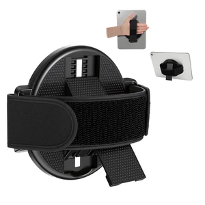 2 In 1 Tablet Stand with Hand Strap- 360° Rotating Tablet Handle Holder | Sticky Adjustable Tablets Hand Strap, Loop Fastening Handle Grip for All 7-11" Tablets 2 In 1 Tablet Stand with Hand Strap- 360° Rotating Tablet Handle Holder | Sticky Adjustable Tablets Hand Strap, Loop Fastening Handle Grip for All 7-11" Tablets