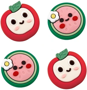 Silicone Thumb Grip Caps for Nintendo Switch 2 2025, Cute Joystick Caps for Switch 2 (4-Pack), Fruits Design, Red and Green Silicone Thumb Grip Caps for Nintendo Switch 2 2025, Cute Joystick Caps for Switch 2 (4-Pack), Fruits Design, Red and Green