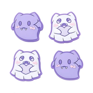BLINGKIYO Purple Ghost Thumb Grip Caps for Nintendo Switch | 4PCS Cute Silicone Joystick Cap Compatible with Switch2/OLED/Lite Joy Controller|Halloween Grip Caps BLINGKIYO Purple Ghost Thumb Grip Caps for Nintendo Switch | 4PCS Cute Silicone Joystick Cap Compatible with Switch2/OLED/Lite Joy Controller|Halloween Grip Caps